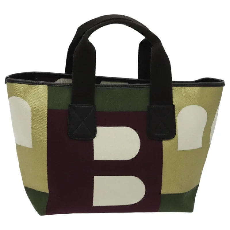 Handle bags with spacious interiors for storage -Bally  Canvas Tote Bag (Pre-Owned)