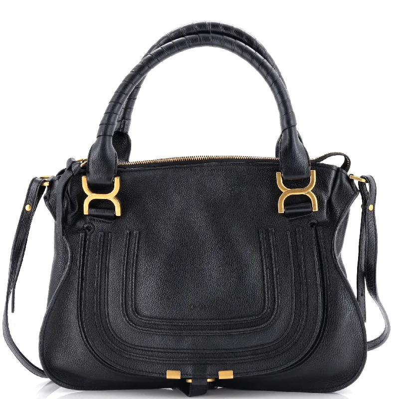 Handle bags with sleek silhouettes for fashion -Marcie Satchel Leather Medium