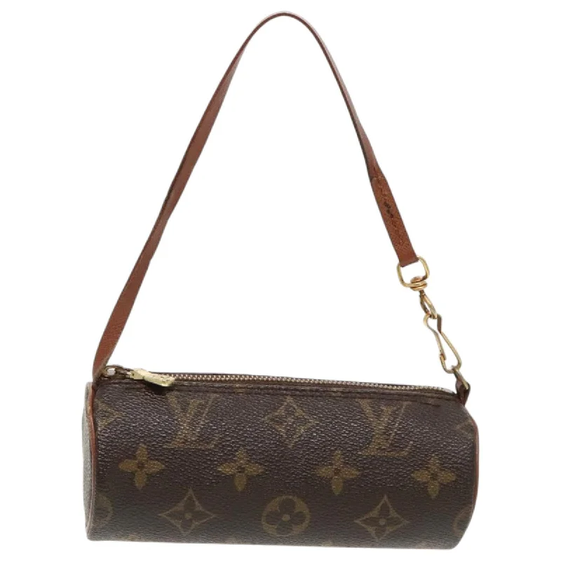 Handle bags with eco-friendly bamboo handles -Louis Vuitton Mini Baby Papillon  Canvas Clutch Bag (Pre-Owned)