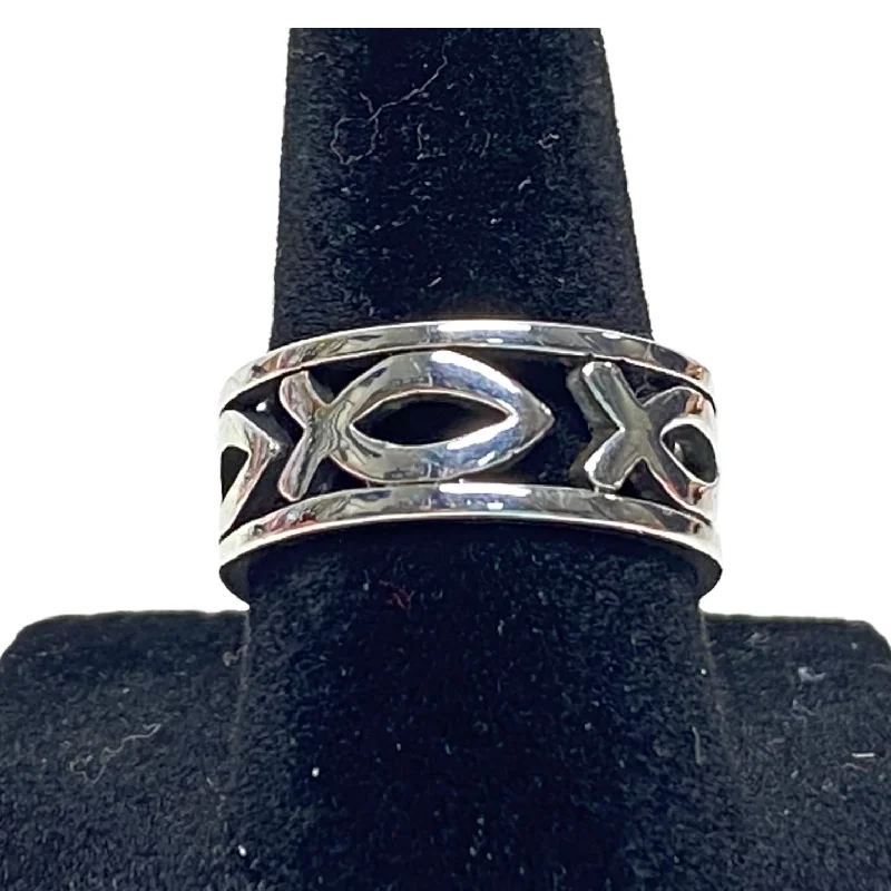 Rings with vintage claw prongs for elegance -Ring Band By James Avery, Size: 6.5