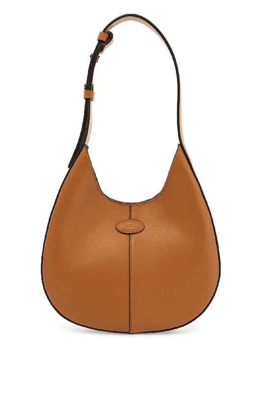 Handle bags with rugged canvas for outdoors -Tod's Mini Hobo Bag In Leather