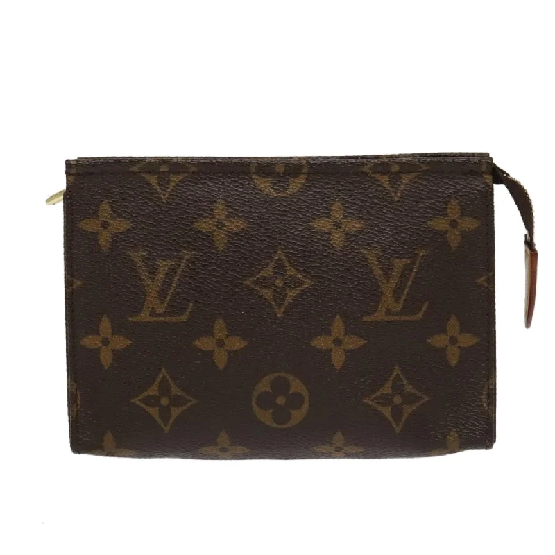 Handle bags with waterproof lining for protection -Louis Vuitton Trousse De Toilette  Canvas Clutch Bag (Pre-Owned)