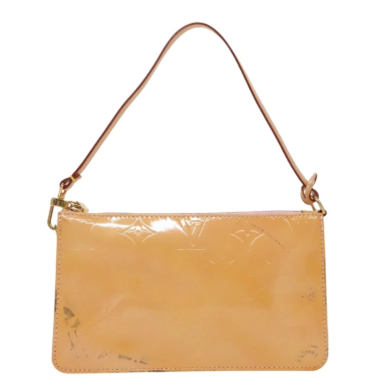 Handle bags with laptop sleeves for work -Louis Vuitton Lexington  Patent Leather Clutch Bag (Pre-Owned)