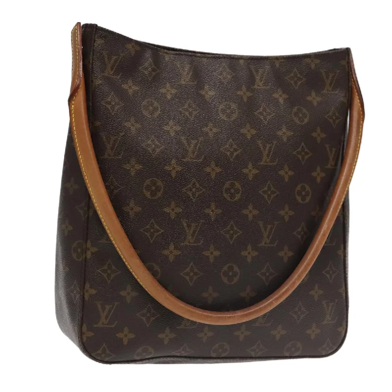 Reversible handle bags offering dual design styles -Louis Vuitton Looping  Canvas Shoulder Bag (Pre-Owned)