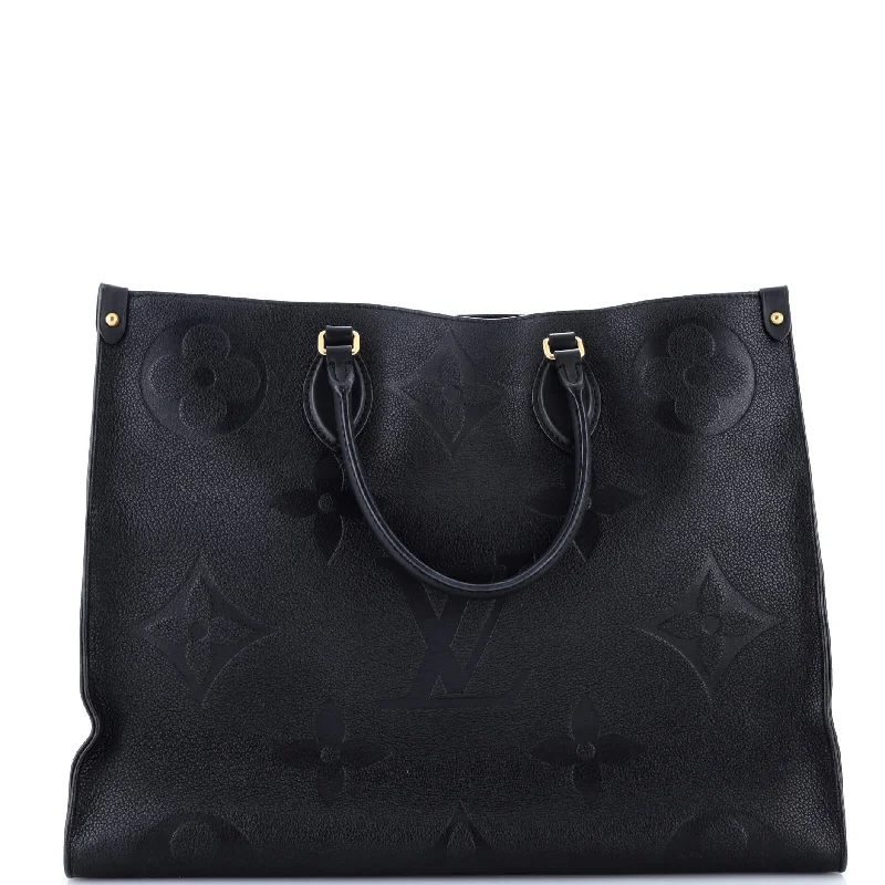 Handle bags with sleek leather for work -OnTheGo Tote Monogram Empreinte Giant GM