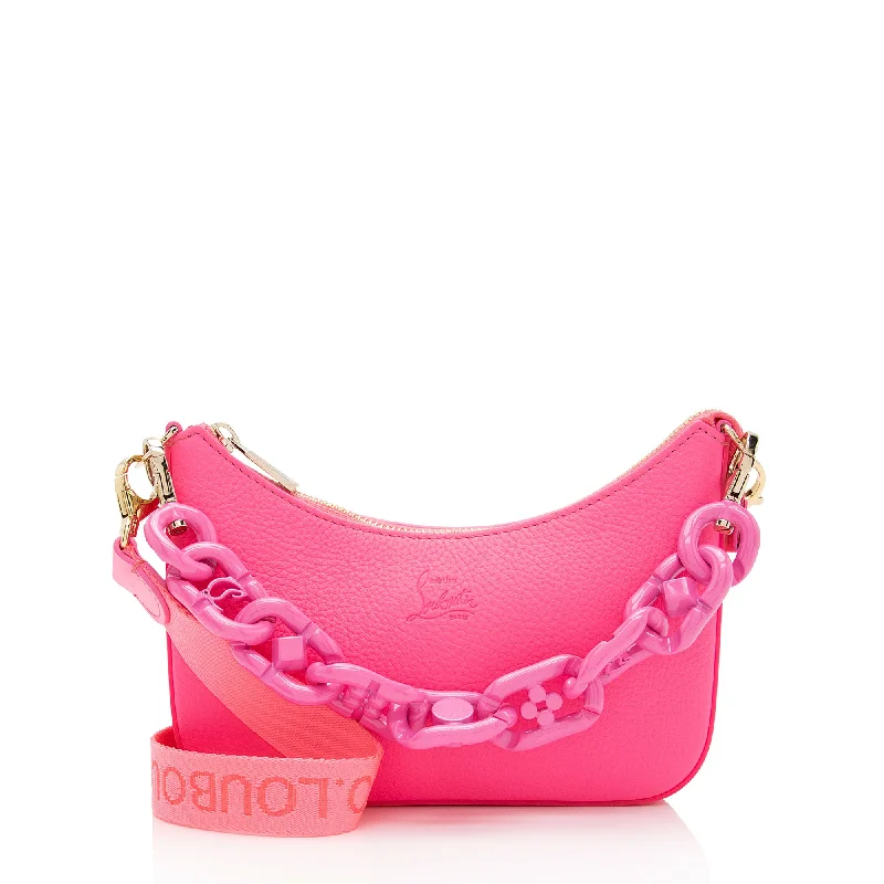 Handle bags with colorful handles for flair -Christian Louboutin Loubila Mini Chain Shoulder Bag