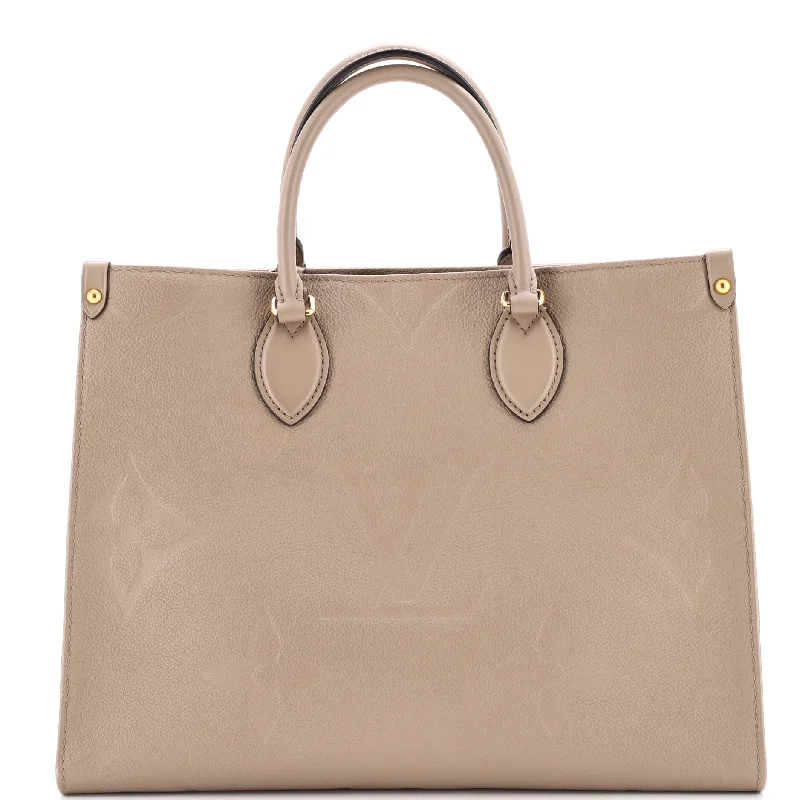 Handle bags with lightweight fabric for ease -OnTheGo Tote Monogram Empreinte Giant MM