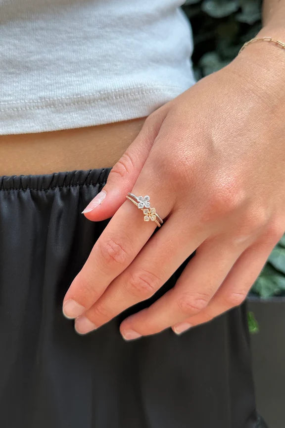 Platinum rings with sparkling sapphire center stones -Gold Silver Set Ring