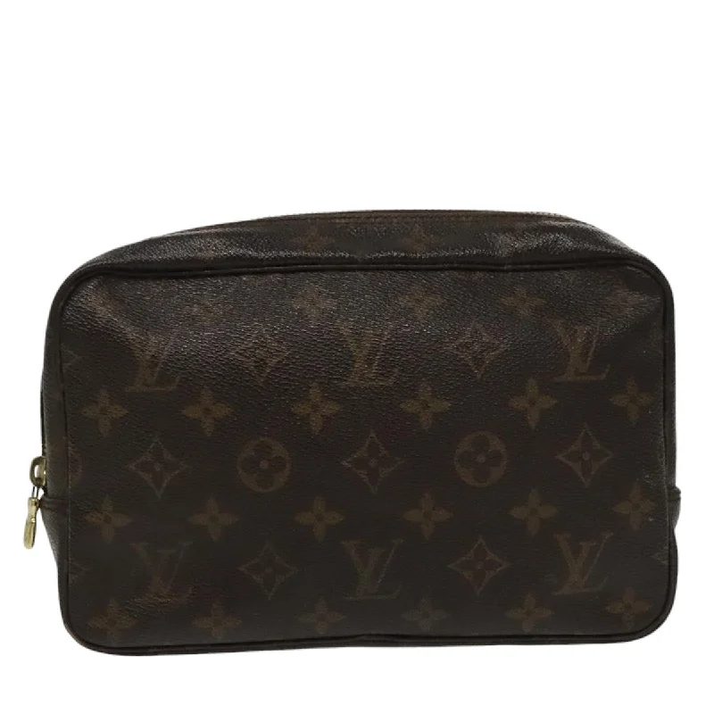 Handle bags with lightweight fabric for ease -Louis Vuitton Trousse De Toilette  Canvas Clutch Bag (Pre-Owned)