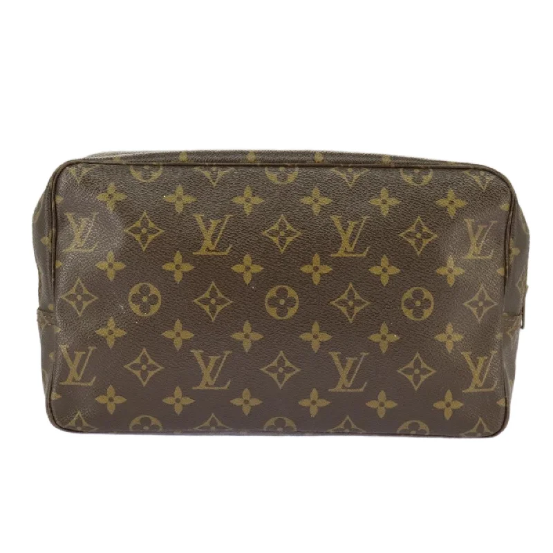 Handle bags with padded straps for comfort -Louis Vuitton Trousse Toilette 28  Canvas Clutch Bag (Pre-Owned)