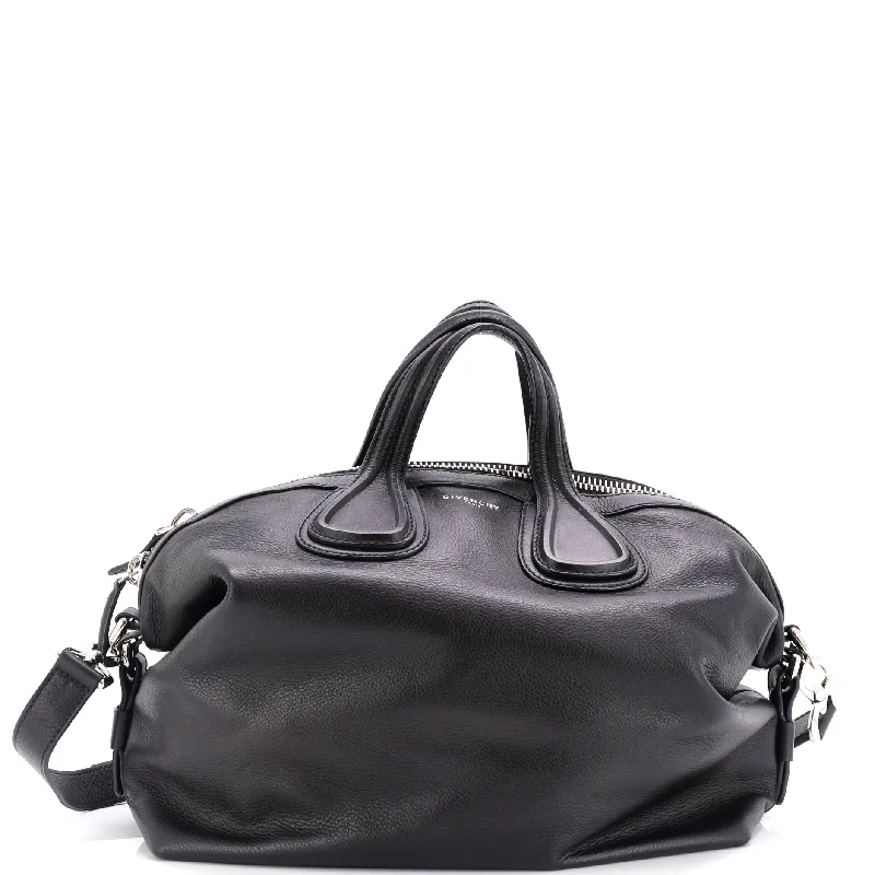 Handle bags with spacious pockets for travel -Nightingale Satchel Glazed Leather Medium