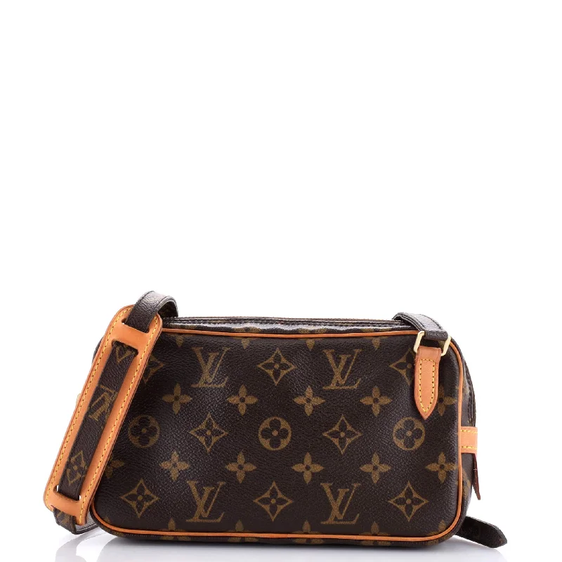 Handle bags with neutral tones for versatility -Pochette Marly Bandouliere Bag Monogram Canvas