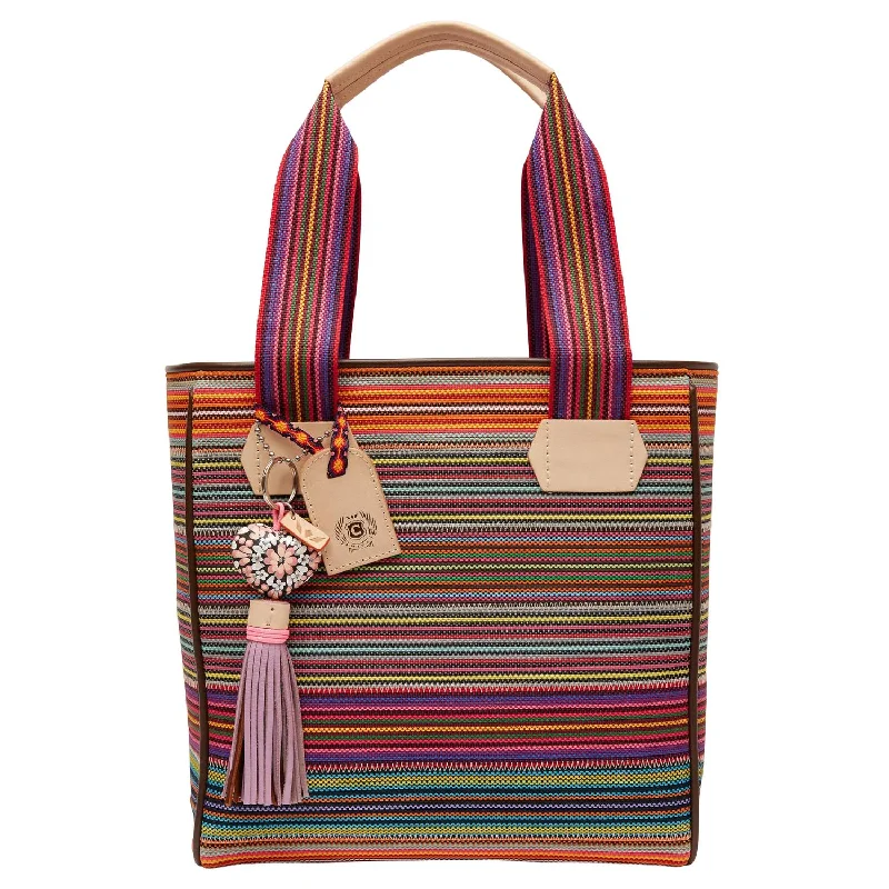 Handle bags with laptop sleeves for work -Women's Ale Classic Tote Bag In Striped