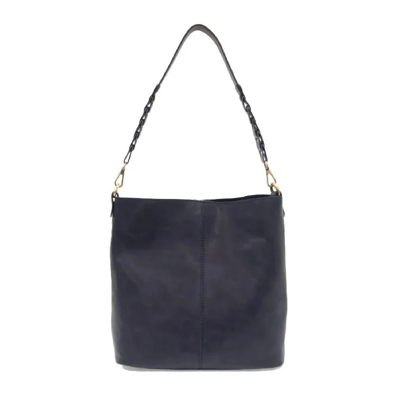 Handle bags with vintage clasps for nostalgia -Women's Tessa Convertible Hobo Bag In Navy