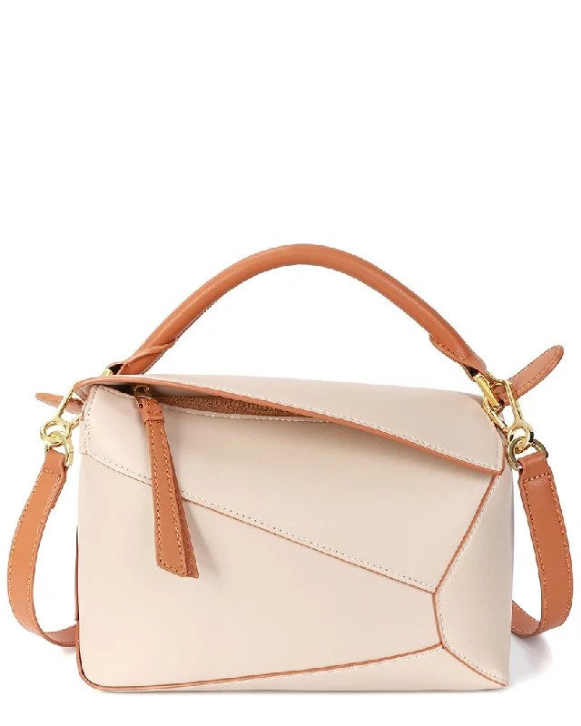 Handle bags with minimalist sleek silhouettes -Tiffany & Fred Paris Smooth Leather Crossbody