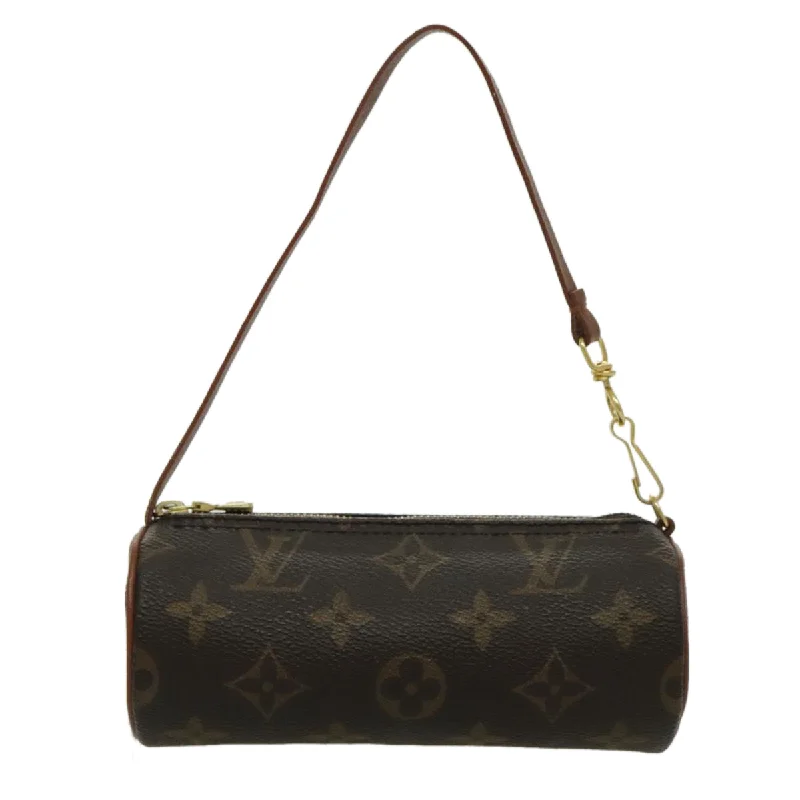 Reversible handle bags offering dual design styles -Louis Vuitton Mini Baby Papillon  Canvas Clutch Bag (Pre-Owned)