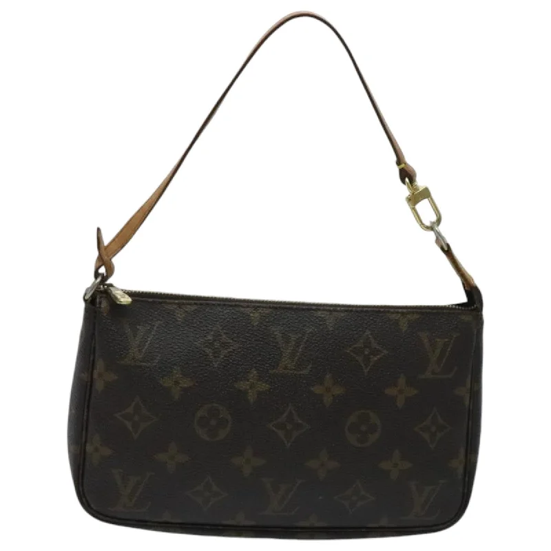 Handle bags with bright neons for visibility -Louis Vuitton Pochette Accessoire  Canvas Clutch Bag (Pre-Owned)