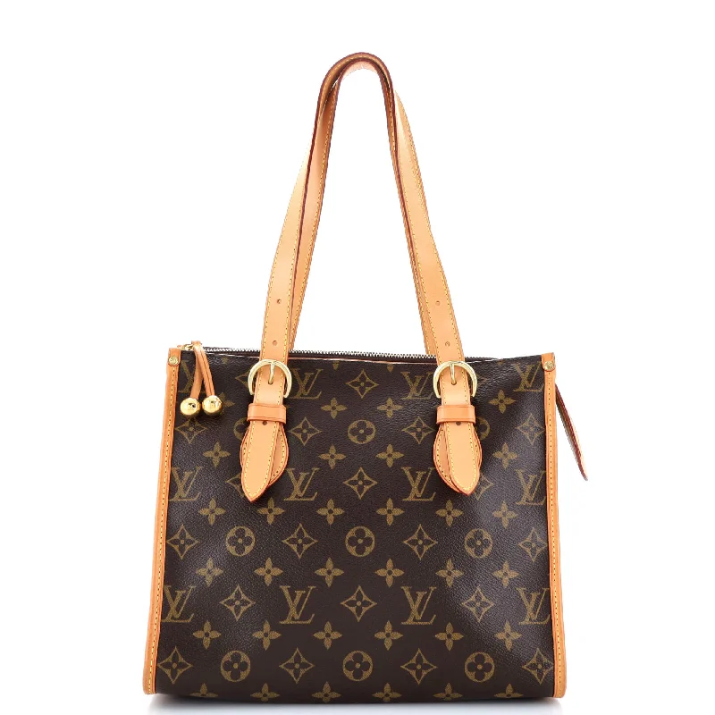 Handle bags with sleek black for elegance -Popincourt Tote Monogram Canvas Haut