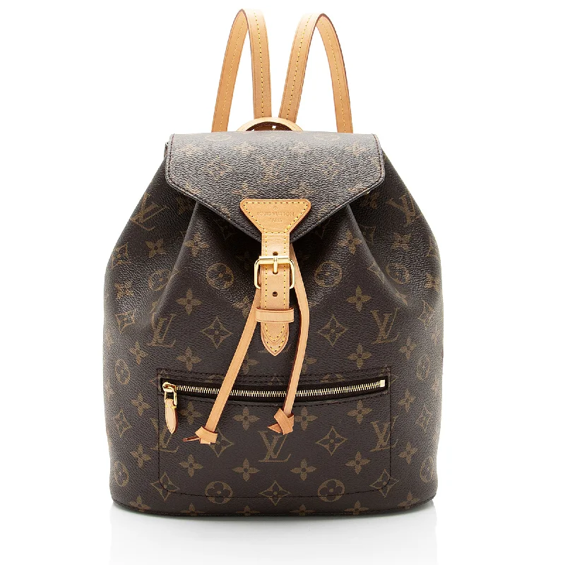 Handle bags with polka dots for fun -Louis Vuitton Monogram Canvas Montsouris NM Backpack