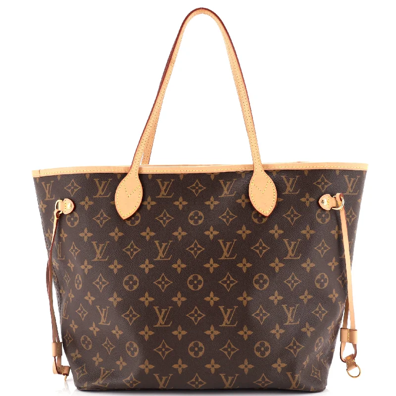 Large handle bags with spacious interior compartments -Neverfull NM Tote Monogram Canvas MM