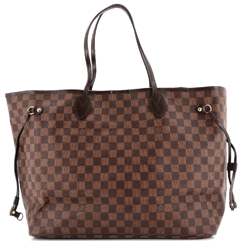 Durable handle bags for heavy-duty everyday use -Neverfull NM Tote Damier GM