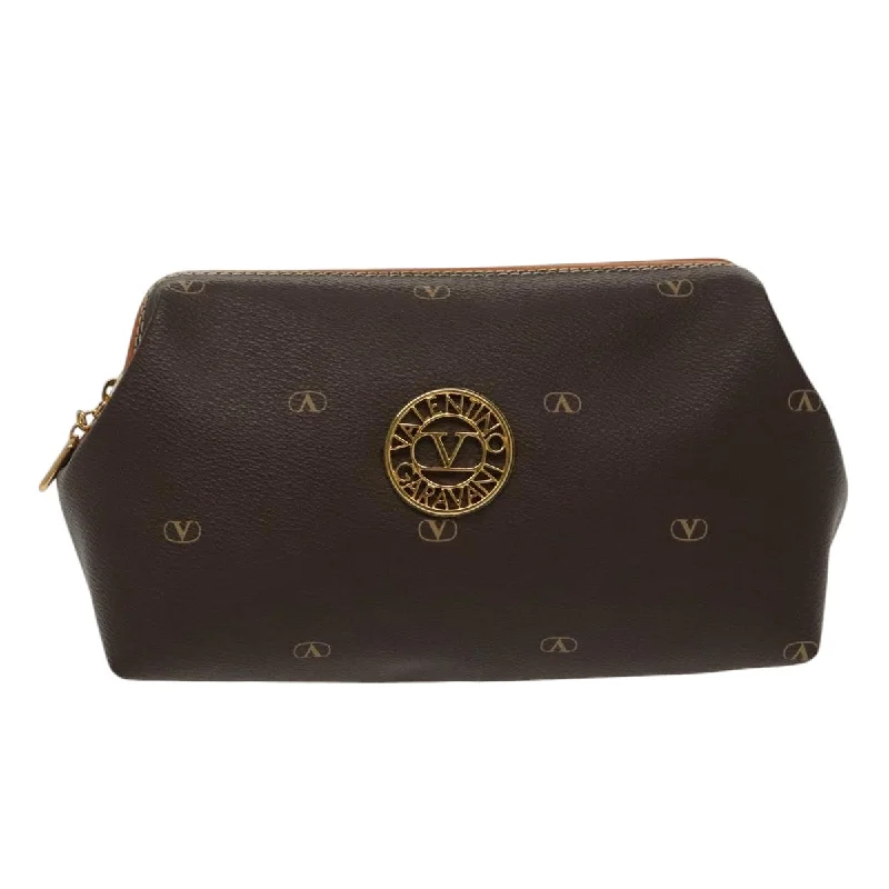 Handle bags with bold logos for branding -Valentino Garavani  Canvas Clutch Bag (Pre-Owned)