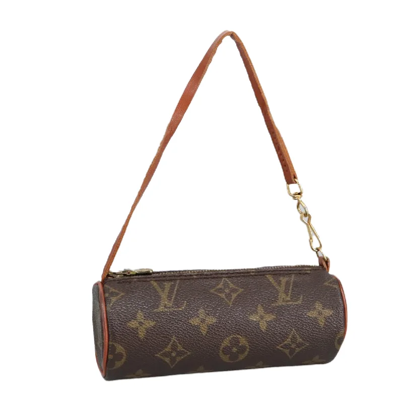 Handle bags with fun slogans for personality -Louis Vuitton Papillon  Canvas Clutch Bag (Pre-Owned)