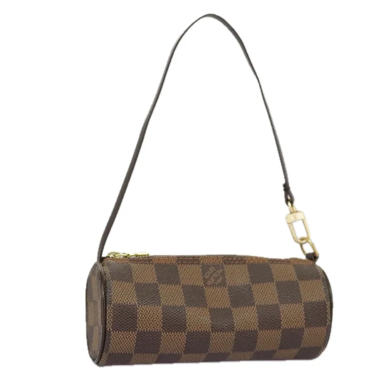 Handle bags with chevron designs for trend -Louis Vuitton Mini Baby Papillon  Canvas Clutch Bag (Pre-Owned)