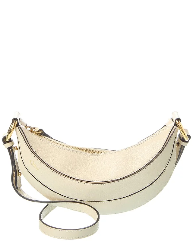 Handle bags with holiday themes for festivities -Chloé Banana Leather Crossbody