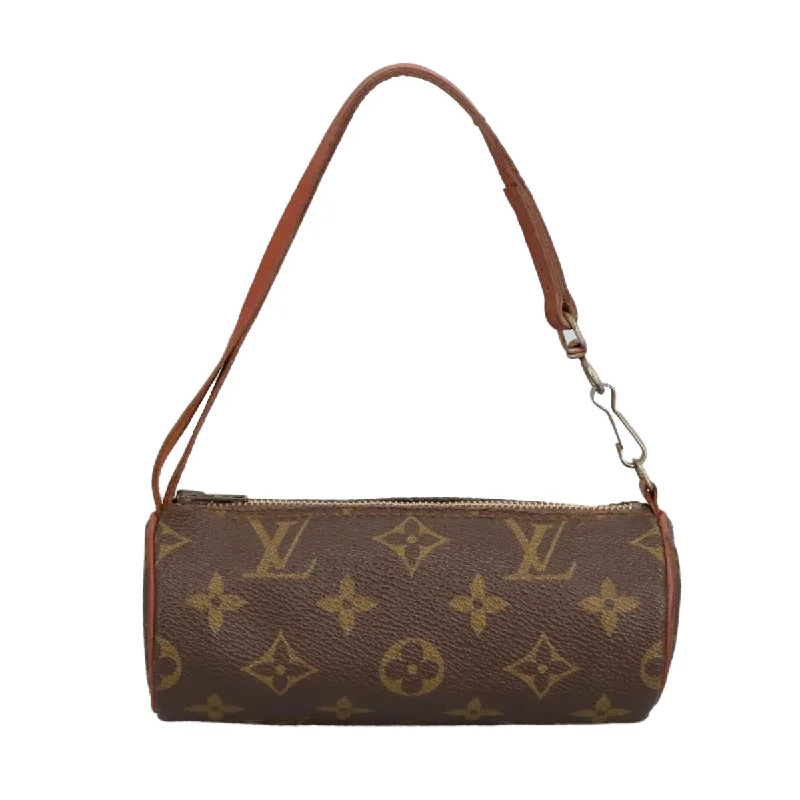 Handle bags with minimalist sleek silhouettes -Louis Vuitton Mini Baby Papillon  Canvas Clutch Bag (Pre-Owned)