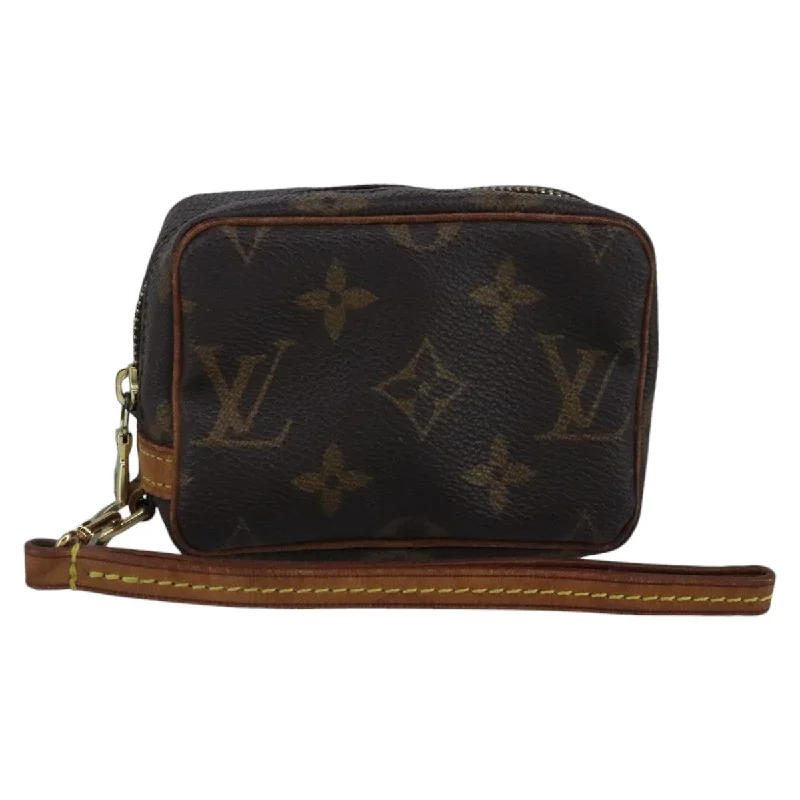 Handle bags with metallic finishes for shine -Louis Vuitton Trousse Wapity Pouch  Canvas Clutch Bag (Pre-Owned)