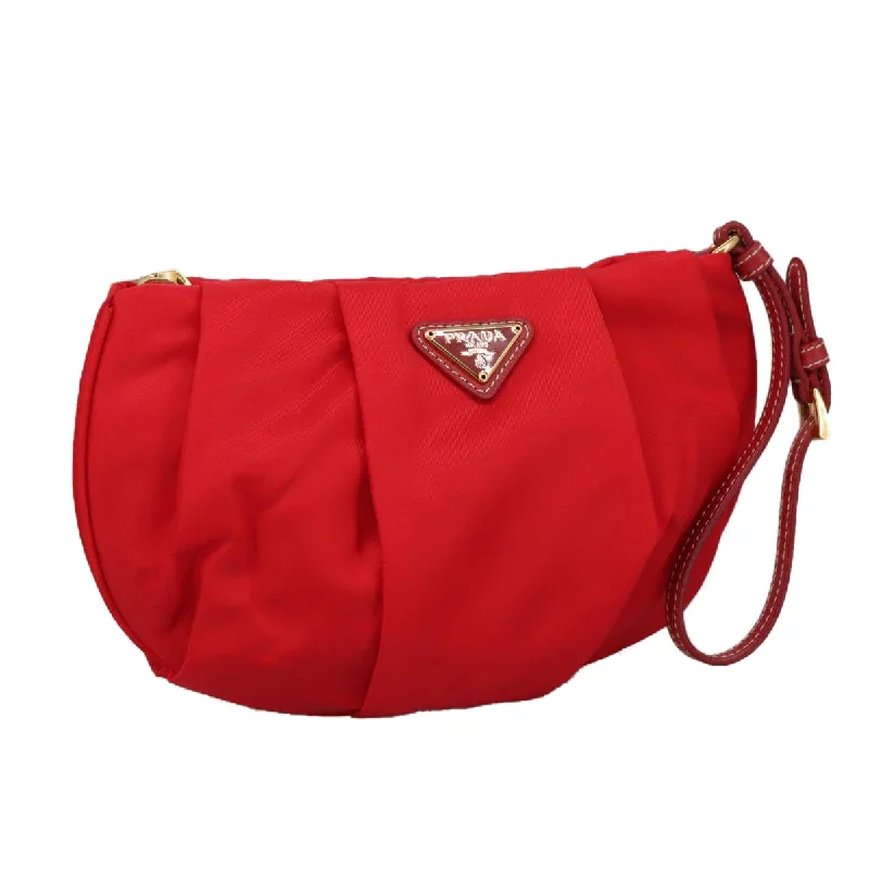 Insulated handle bags for keeping food fresh -Prada Tessuto  Synthetic Clutch Bag (Pre-Owned)