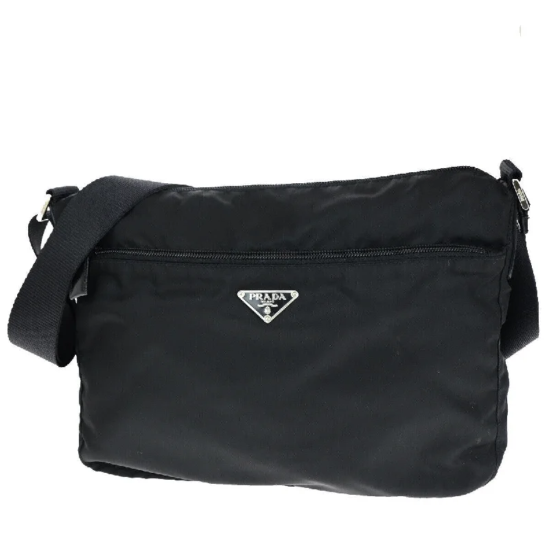 Handle bags with wide openings for access -Prada  Synthetic Shoulder Bag (Pre-Owned)