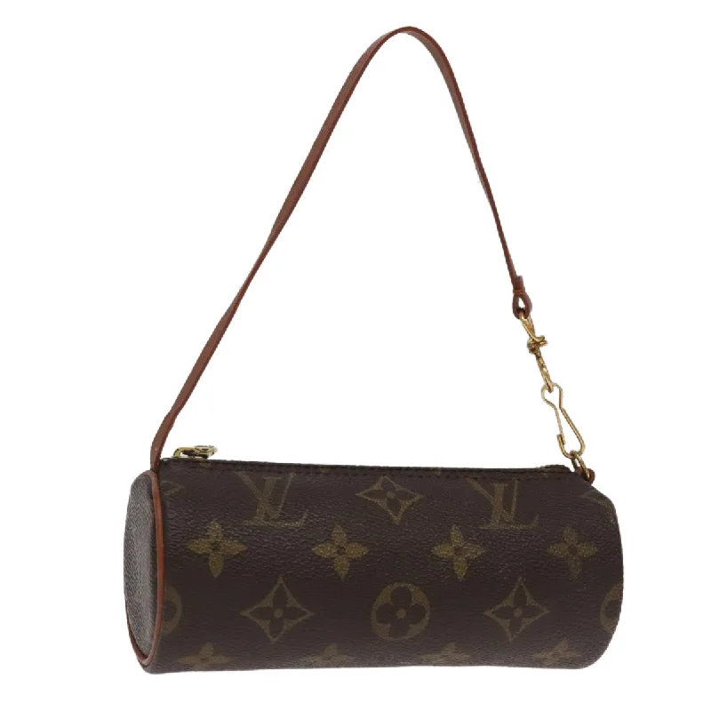 Handle bags with floral embroidery for detail -Louis Vuitton Mini Baby Papillon  Canvas Clutch Bag (Pre-Owned)