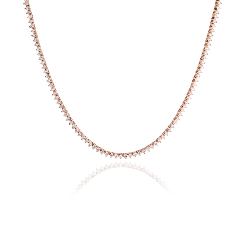 Best necklaces and pendants with opal and gold for a vibrant, luxurious contrast-Collier BEVERLY Diamonds All Over