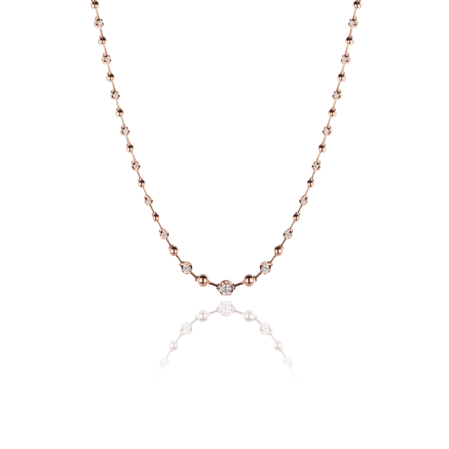 Beautiful necklaces and pendants with diamond-encrusted designs for maximum sparkle-Collier LYON