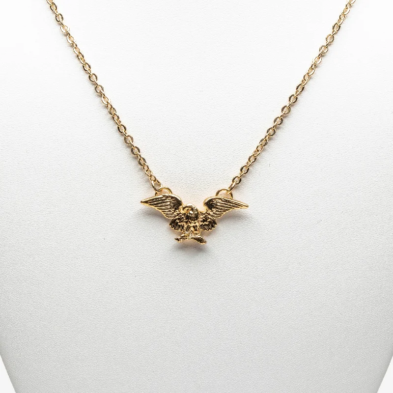 Best necklaces and pendants with black diamonds for an edgy, bold statement-Eagle Necklace