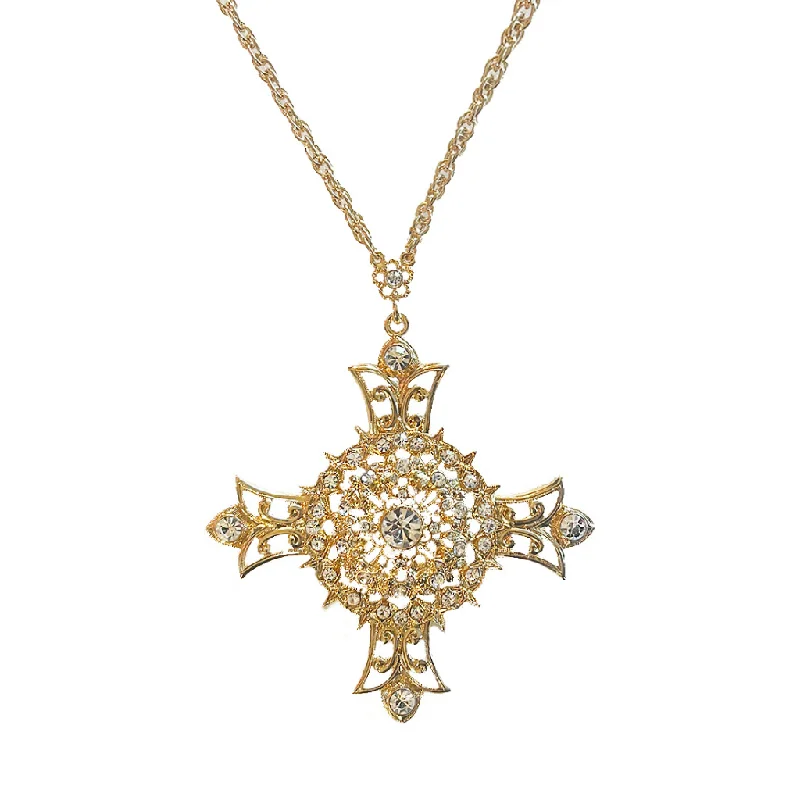 Unique necklaces and pendants with tree of life motifs for nature-inspired elegance-Maltese Cross Necklace