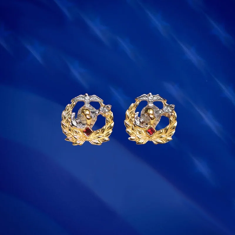 Beautiful necklaces and pendants with moonstone for an ethereal, mystical appearance-Marine Corps Cufflinks