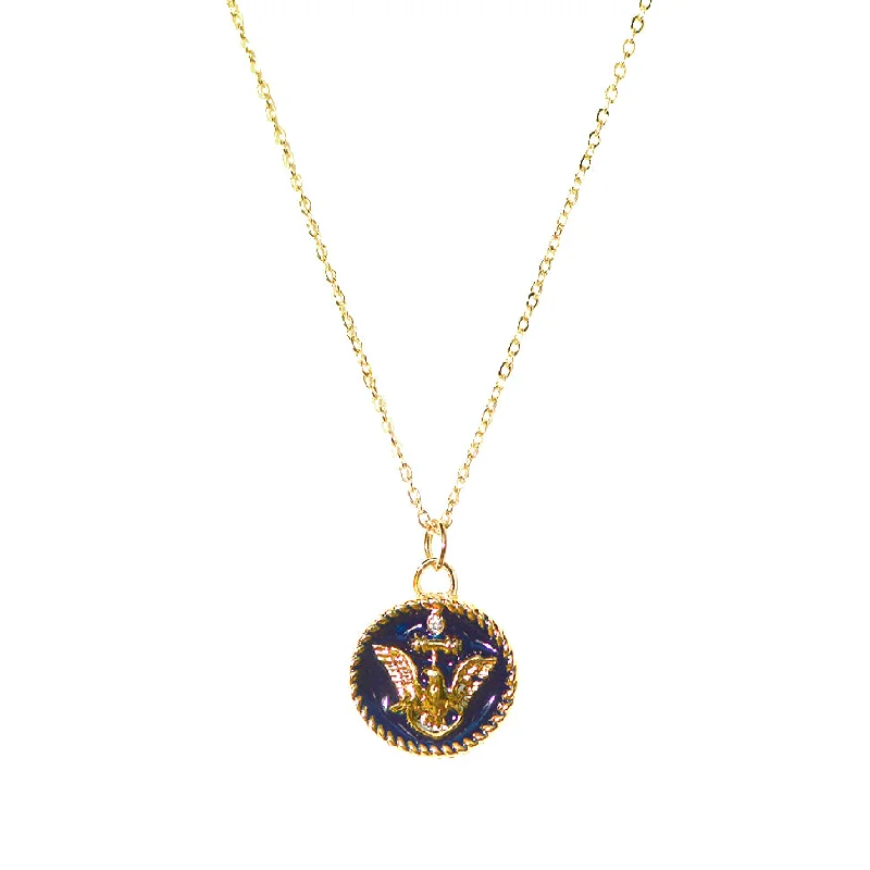 Stunning necklaces and pendants with ruby and diamond combinations for a luxurious effect-US Navy Necklace