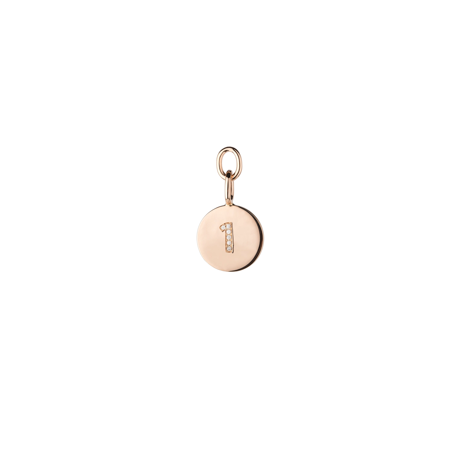 Personalized necklaces and pendants with initials for a customized and meaningful gift-Pendant COIN ANNA B C