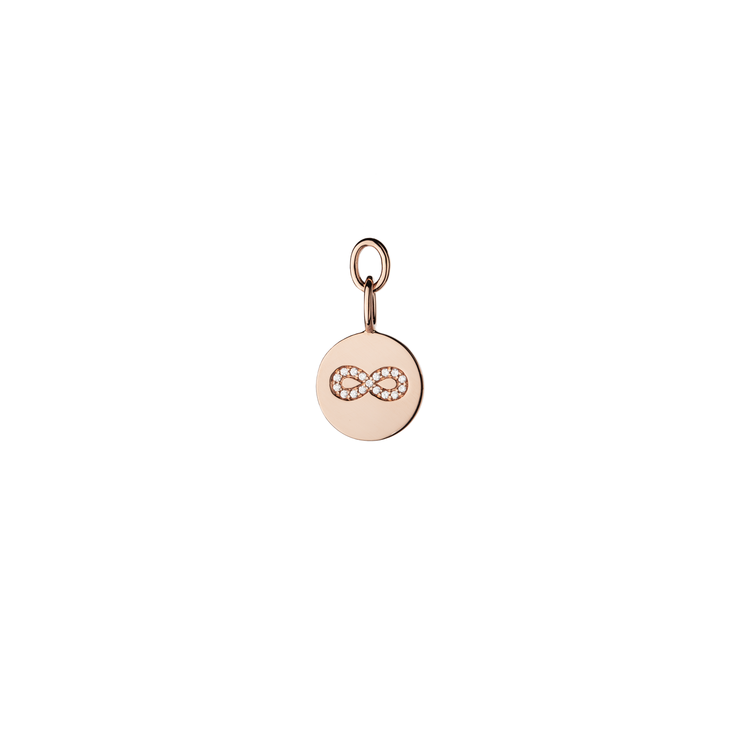 Necklaces and pendants with lock and key designs for a symbolic gesture-Pendant COIN ETERNITY