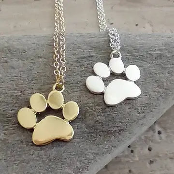 Best necklaces and pendants with butterfly pendants for a delicate, light style-Piccadilly Pendants - Paw Print Necklace