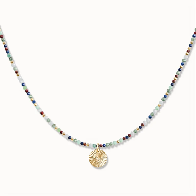 Best necklaces and pendants with turquoise stones for a vibrant boho-chic look-Soléana Necklace